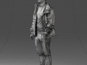 man in pose 0274 3d print ready 3D Print Model