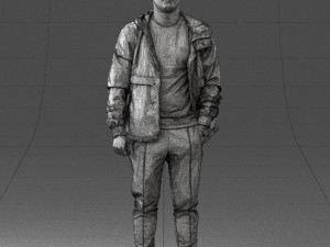 man in pose 0274 3d print ready 3D Print Model