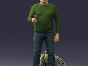man with 0286 3D Model