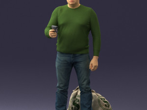 man with 0286 Modelo 3D