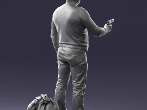 hombre con 0286 Modelo 3D