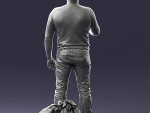 hombre con 0286 Modelo 3D