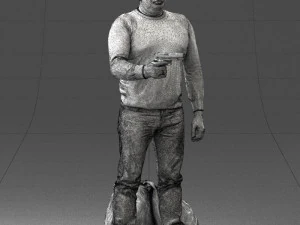 hombre con 0286 Modelo 3D