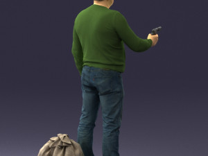man with 0286 3d print ready 3D Baskı Modeli