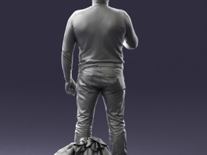 man with 0286 3d print ready 3D Baskı Modeli