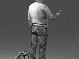 man with 0286 3d print ready 3D Baskı Modeli
