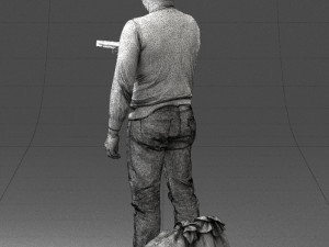 man with 0286 3d print ready 3D Baskı Modeli