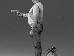 man with 0286 3d print ready 3D Baskı Modeli