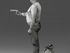 man with 0286 3d print ready 3D Print Model