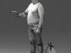 man with 0286 3d print ready 3D Print Model