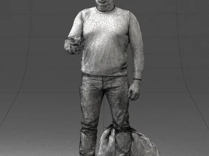 man with 0286 3d print ready 3D Print Model