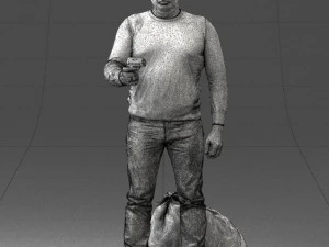 man with 0286 3d print ready 3D Print Model