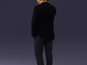 man with phone 0287 3d print ready Modelo de impresión 3D