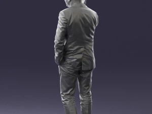 man with phone 0287 3d print ready 3D Print Model