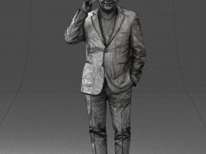 man with phone 0287 3d print ready Modelo de impresión 3D