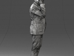 man with phone 0287 3d print ready Modelo de impresión 3D
