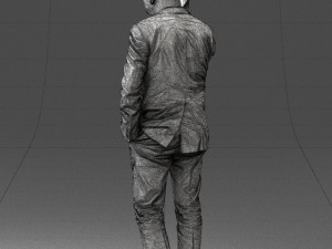 man with phone 0287 3d print ready Modelo de impresión 3D