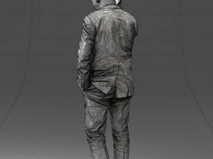 man with phone 0287 3d print ready 3D Print Model