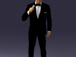 man in pose 0288 Modelo 3D