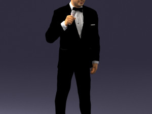 man in pose 0288 Modelo 3D