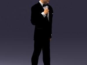 man in pose 0288 Modelo 3D