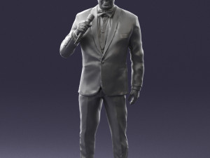 man in pose 0288 Modelo 3D