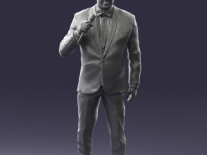 man in pose 0288 Modelo 3D