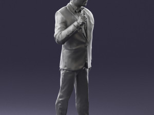 man in pose 0288 Modelo 3D