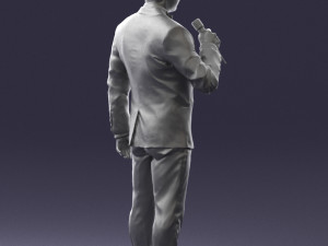 man in pose 0288 Modelo 3D