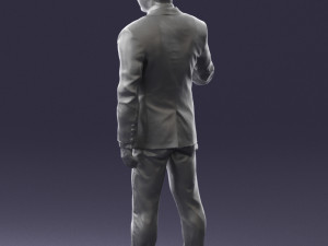 man in pose 0288 Modelo 3D