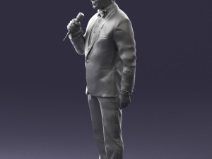 man in pose 0288 Modelo 3D