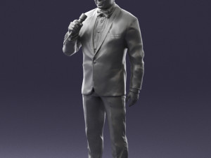 man in pose 0288 Modelo 3D