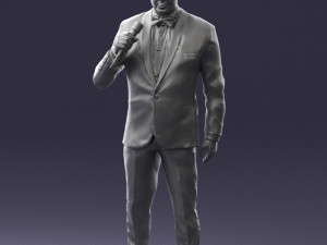 man in pose 0288 Modelo 3D