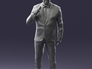 man in pose 0288 Modelo 3D