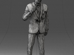 man in pose 0288 Modelo 3D