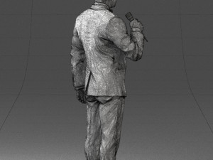man in pose 0288 Modelo 3D