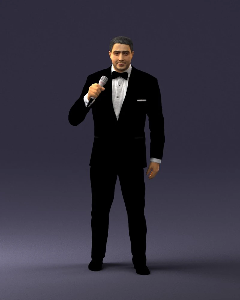 man in pose 0288 3d print ready 3D Print Model .c4d .max .obj .3ds .fbx .stl .blend 