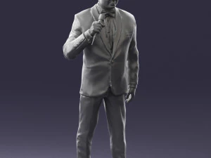 man in pose 0288 3d print ready 3D Print Model