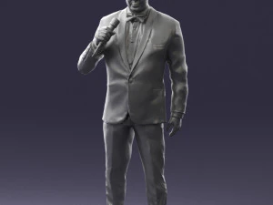 man in pose 0288 3d print ready 3D Print Model