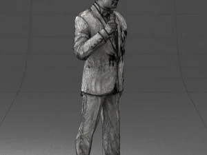 man in pose 0288 3d print ready 3D Print Model