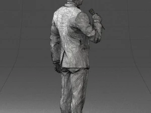 man in pose 0288 3d print ready 3D Print Model