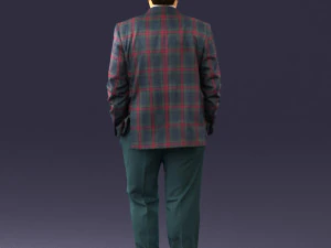 man in jacket 0289 3D Model
