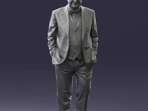 man in jacket 0289 3D Model