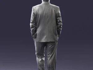 man in jacket 0289 3D Model