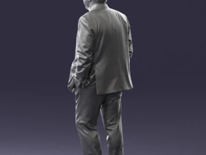 man in jacket 0289 3D Model