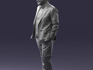 man in jacket 0289 3D Model