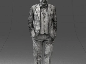 man in jacket 0289 3D Model
