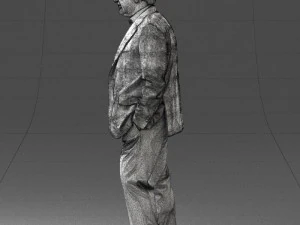 man in jacket 0289 3D Model