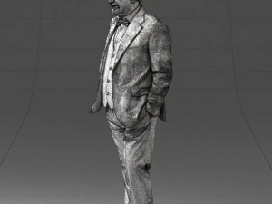 man in jacket 0289 3D Model