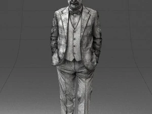 man in jacket 0289 3D Model